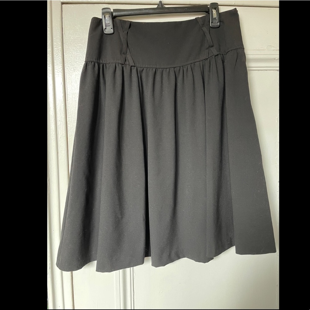 Knee length Black Skirt